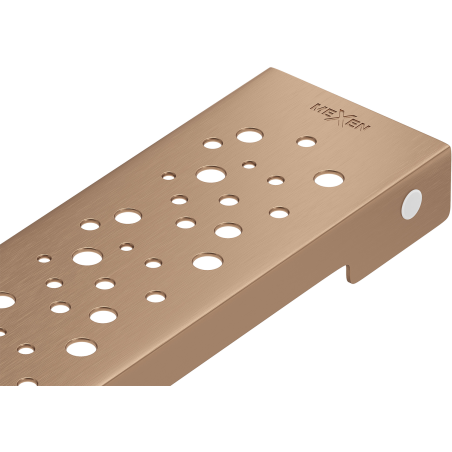 Mexen Flat M12 maskownica do odpływu liniowego 90 cm, miedź szczotkowana - 1C21090