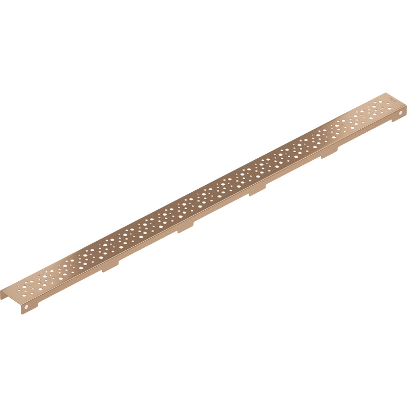Mexen Flat M12 maskownica do odpływu liniowego 90 cm, miedź szczotkowana - 1C21090