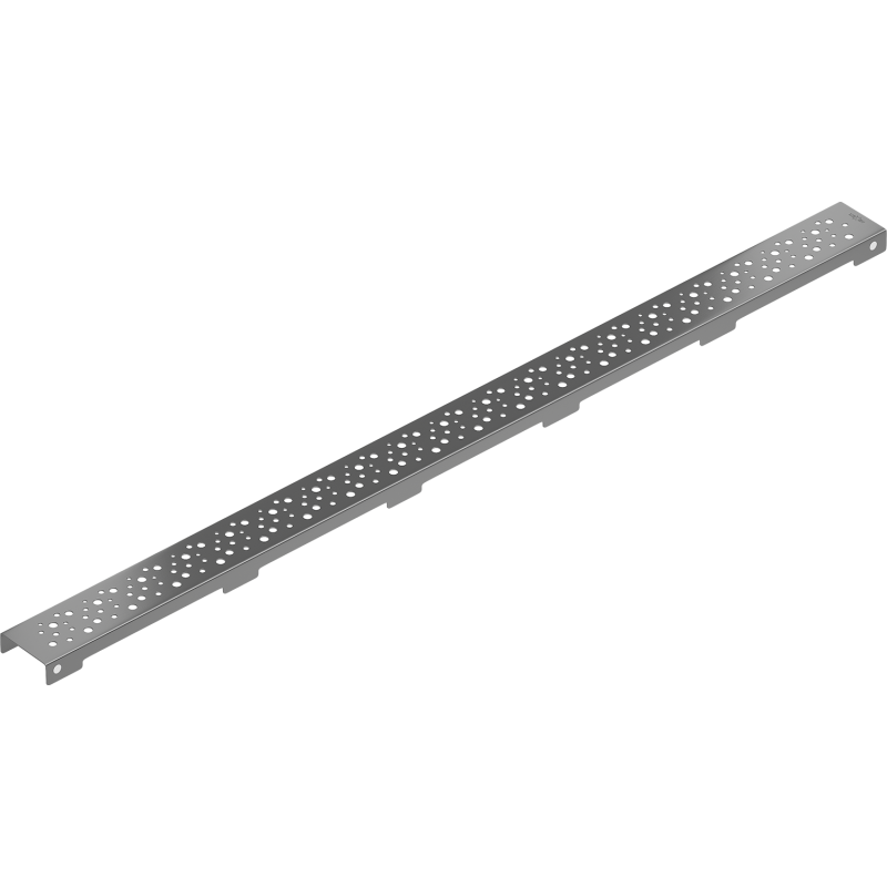 Mexen Flat M12 maskownica do odpływu liniowego 100 cm, gun gray szczotkowany - 1E21100