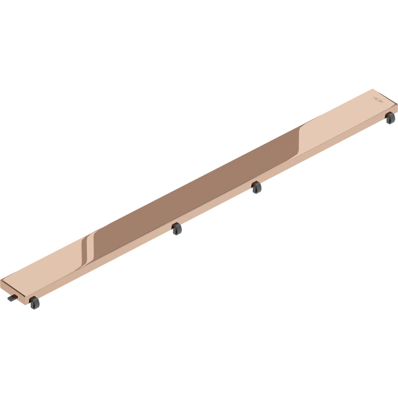 Mexen Flat M13 maskownica 2w1 do odpływu liniowego 50 cm, różowe złoto - 1619050