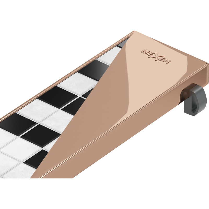 Mexen Flat M13 maskownica 2w1 do odpływu liniowego 90 cm, różowe złoto - 1619090