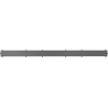 Mexen Flat M13 maskownica 2w1 do odpływu liniowego 80 cm, gun gray szczotkowany - 1E19080