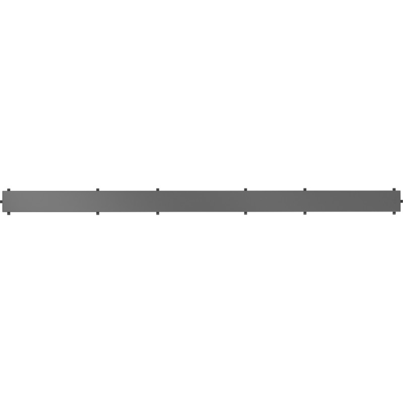Mexen Flat M13 maskownica 2w1 do odpływu liniowego 100 cm, gun gray szczotkowany - 1E19100