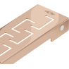 Mexen Flat M15 maskownica do odpływu liniowego 50 cm, różowe złoto - 1624050