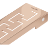 Mexen Flat M15 maskownica do odpływu liniowego 60 cm, różowe złoto - 1624060