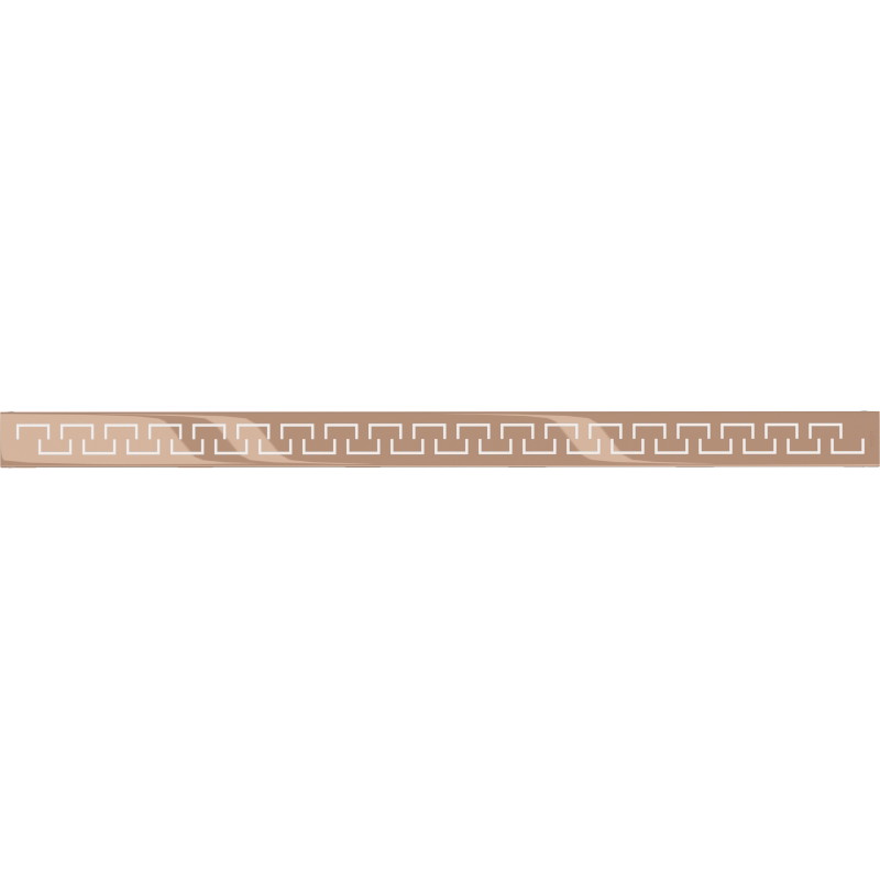 Mexen Flat M15 maskownica do odpływu liniowego 90 cm, różowe złoto - 1624090