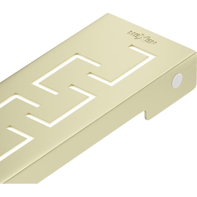 Mexen Flat M15 maskownica do odpływu liniowego 100 cm, złota szczotkowana - 1A24100