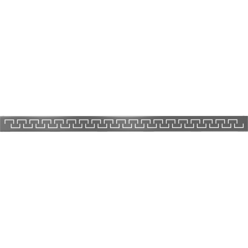 Mexen Flat M15 maskownica do odpływu liniowego 80 cm, gun gray szczotkowany - 1E24080