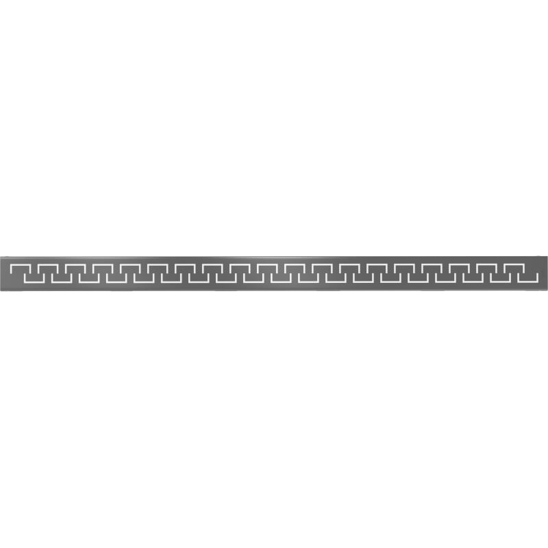 Mexen Flat M15 maskownica do odpływu liniowego 90 cm, gun gray szczotkowany - 1E24090