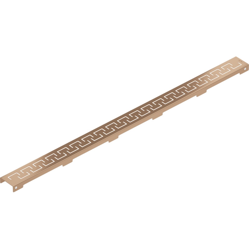 Mexen Flat M15 maskownica do odpływu liniowego 80 cm, miedź szczotkowana - 1C24080