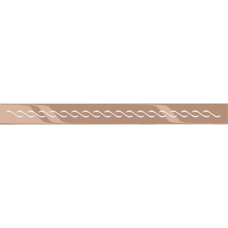 Mexen Flat M18 maskownica do odpływu liniowego 70 cm, różowe złoto - 1623070