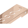 Mexen Flat M18 maskownica do odpływu liniowego 90 cm, różowe złoto - 1623090