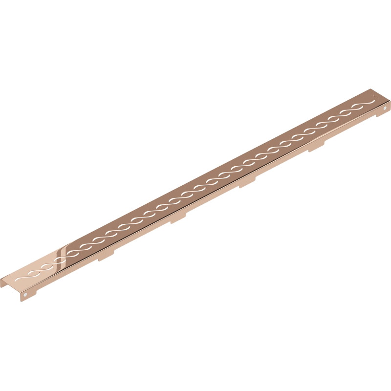 Mexen Flat M18 maskownica do odpływu liniowego 90 cm, różowe złoto - 1623090