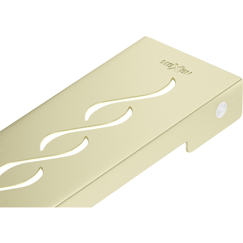 Mexen Flat M18 maskownica do odpływu liniowego 50 cm, złota szczotkowana - 1A23050