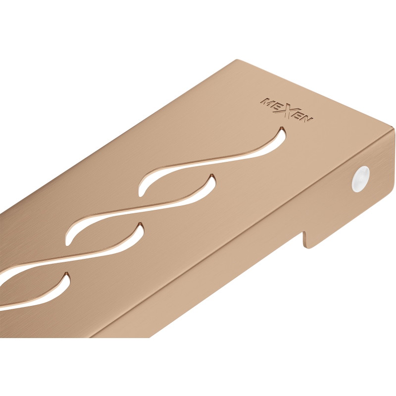 Mexen Flat M18 maskownica do odpływu liniowego 80 cm, miedź szczotkowana - 1C23080
