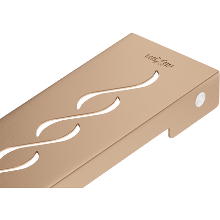 Mexen Flat M18 maskownica do odpływu liniowego 90 cm, miedź szczotkowana - 1C23090