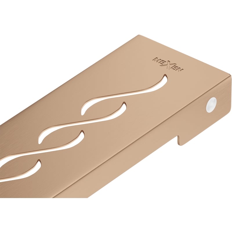 Mexen Flat M18 maskownica do odpływu liniowego 100 cm, miedź szczotkowana - 1C23100