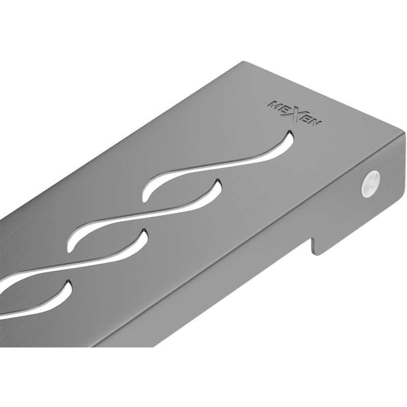 Mexen Flat M18 maskownica do odpływu liniowego 50 cm, gun gray szczotkowany - 1E23050