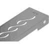 Mexen Flat M18 maskownica do odpływu liniowego 50 cm, gun gray szczotkowany - 1E23050