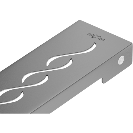 Mexen Flat M18 maskownica do odpływu liniowego 60 cm, gun gray szczotkowany - 1E23060