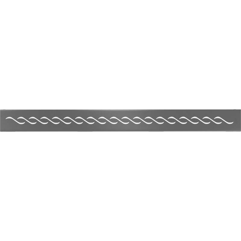 Mexen Flat M18 maskownica do odpływu liniowego 60 cm, gun gray szczotkowany - 1E23060