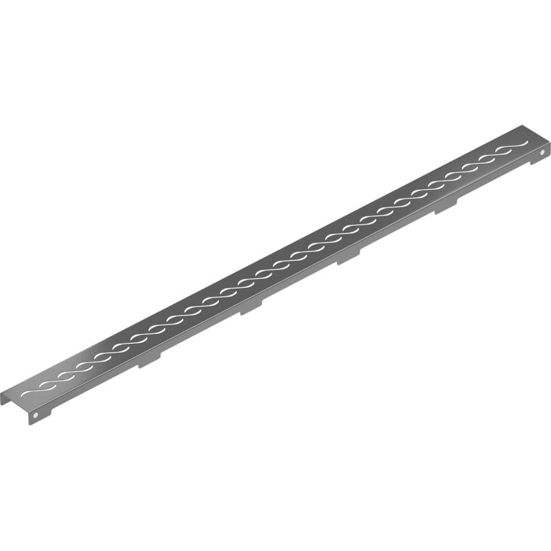 Mexen Flat M18 maskownica do odpływu liniowego 80 cm, gun gray szczotkowany - 1E23080