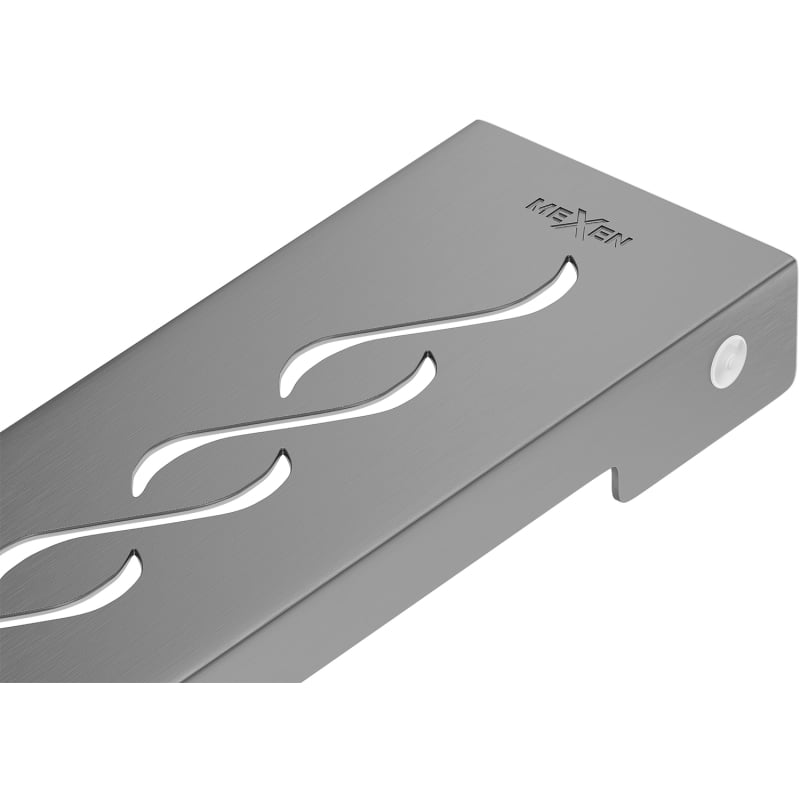 Mexen Flat M18 maskownica do odpływu liniowego 100 cm, gun gray szczotkowany - 1E23100