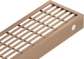 Mexen Flat M33 maskownica do odpływu liniowego 50 cm, miedź szczotkowana - 1C33050