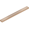 Mexen Flat M33 maskownica do odpływu liniowego 50 cm, miedź szczotkowana - 1C33050
