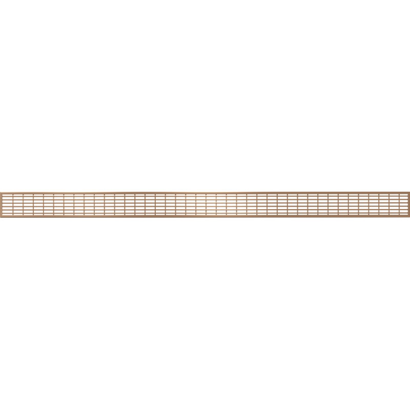 Mexen Flat M33 maskownica do odpływu liniowego 80 cm, miedź szczotkowana - 1C33080