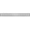 Mexen Flat M33 maskownica do odpływu liniowego 70 cm, gun gray szczotkowany - 1E33070