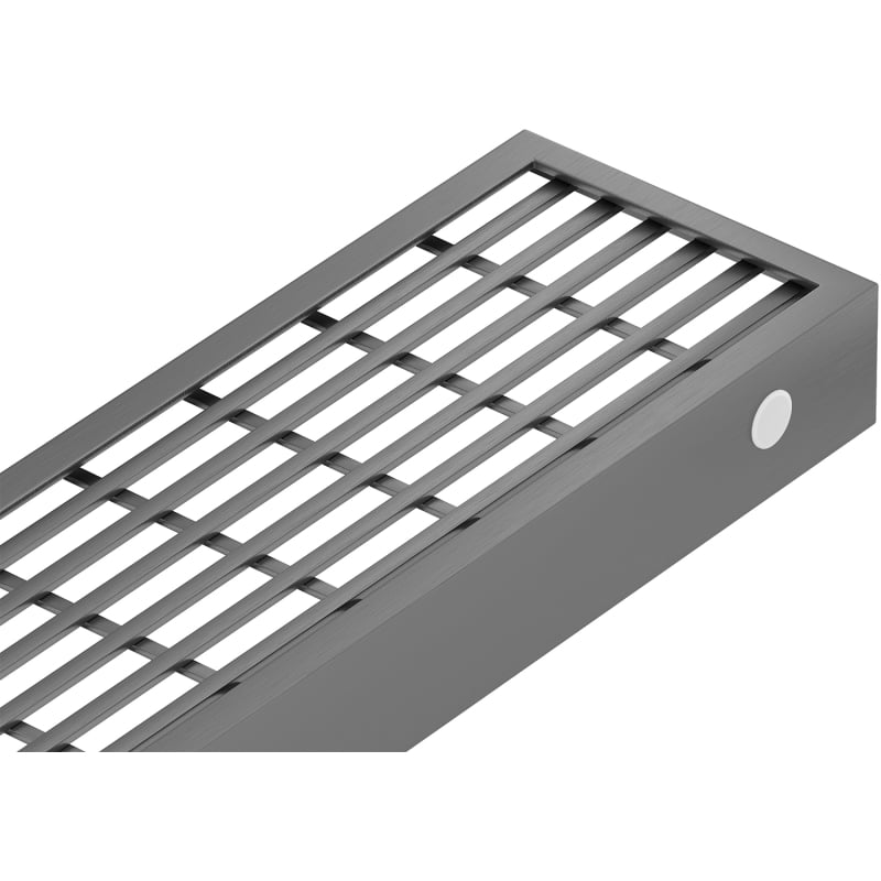 Mexen Flat M33 maskownica do odpływu liniowego 90 cm, gun gray szczotkowany - 1E33090