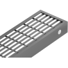 Mexen Flat M33 maskownica do odpływu liniowego 100 cm, gun gray szczotkowany - 1E33100