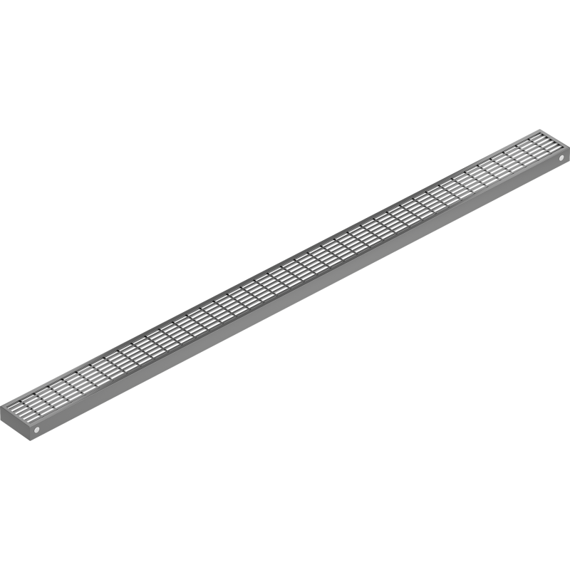 Mexen Flat M33 maskownica do odpływu liniowego 100 cm, gun gray szczotkowany - 1E33100