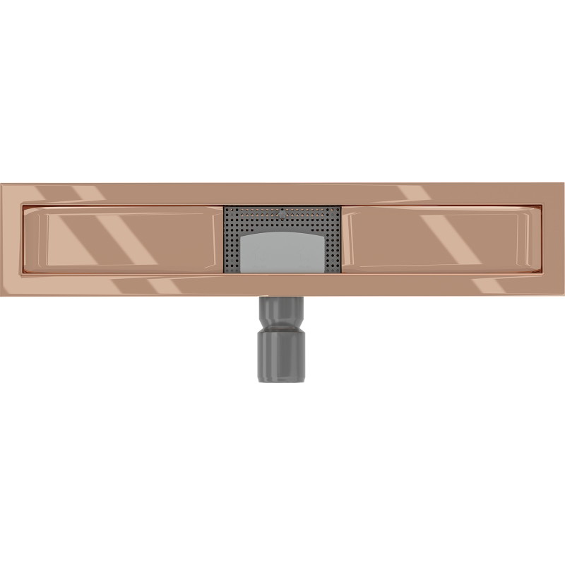 Mexen Flat korpus do odpływu liniowego 50 cm, różowe złoto - 1615050