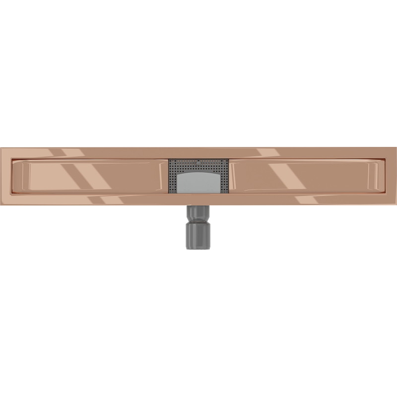 Mexen Flat korpus do odpływu liniowego 70 cm, różowe złoto - 1615070