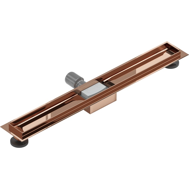 Mexen Flat korpus do odpływu liniowego 80 cm, różowe złoto - 1615080