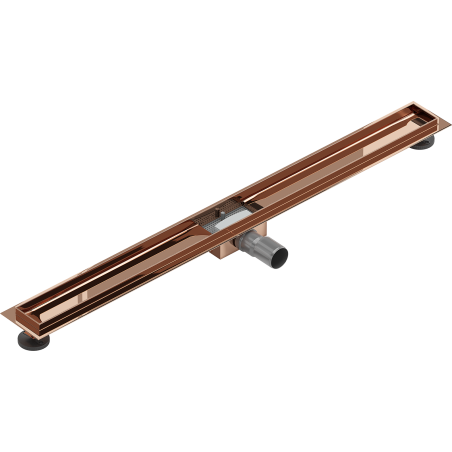 Mexen Flat korpus do odpływu liniowego 90 cm, różowe złoto - 1615090