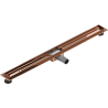 Mexen Flat korpus do odpływu liniowego 100 cm, różowe złoto - 1615100