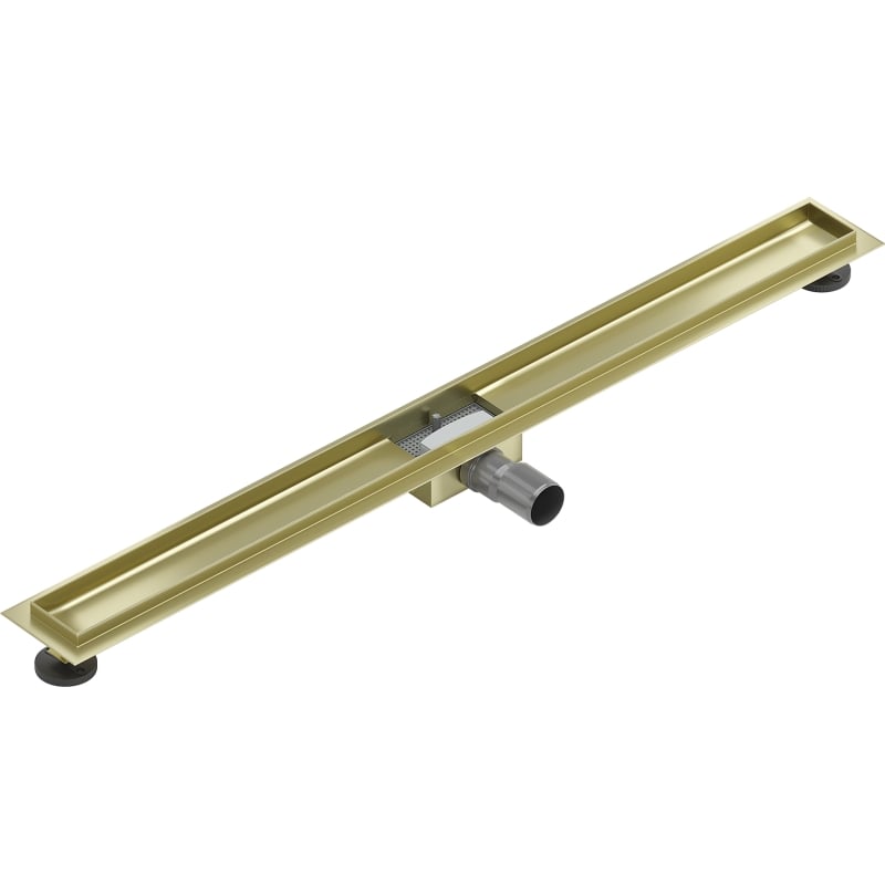 Mexen Flat korpus do odpływu liniowego 90 cm, złoty szczotkowany - 1A15090