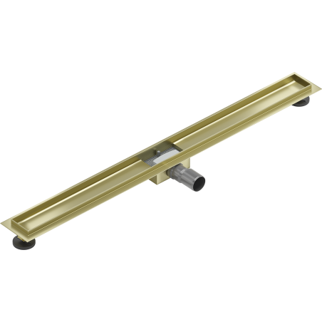 Mexen Flat korpus do odpływu liniowego 90 cm, złoty szczotkowany - 1A15090