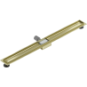 Mexen Flat korpus do odpływu liniowego 90 cm, złoty szczotkowany - 1A15090