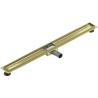 Mexen Flat korpus do odpływu liniowego 100 cm, złoty szczotkowany - 1A15100