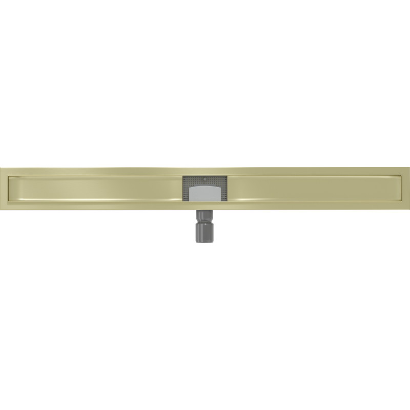 Mexen Flat korpus do odpływu liniowego 100 cm, złoty szczotkowany - 1A15100
