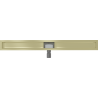 Mexen Flat korpus do odpływu liniowego 100 cm, złoty szczotkowany - 1A15100