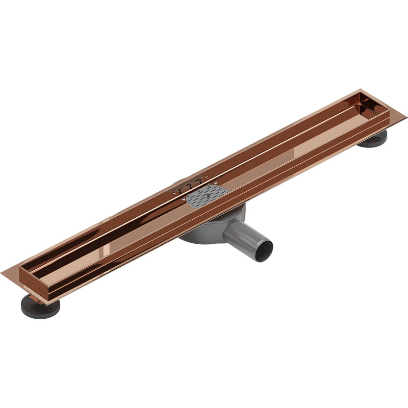 Mexen Flat 360° korpus do odpływu liniowego obrotowy 50 cm, różowe złoto - 1640050