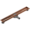 Mexen Flat 360° korpus do odpływu liniowego obrotowy 60 cm, różowe złoto - 1640060