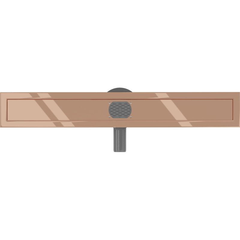Mexen Flat 360° korpus do odpływu liniowego obrotowy 60 cm, różowe złoto - 1640060