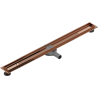 Mexen Flat 360° korpus do odpływu liniowego obrotowy 80 cm, różowe złoto - 1640080