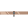 Mexen Flat 360° korpus do odpływu liniowego obrotowy 80 cm, różowe złoto - 1640090